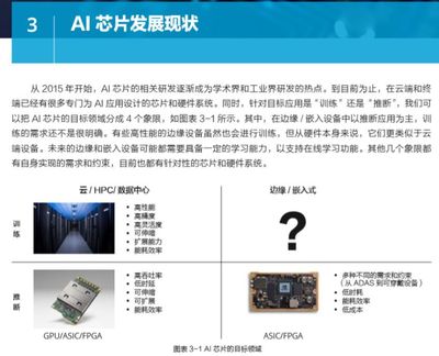 赋能与集成 从清华《人工智能芯片技术白皮书(2018)》看AI行业应用系统集成服务的未来